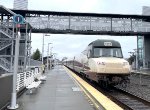 One of the Talgo Cab Cars brings up the rear of Amtrak Train # 500